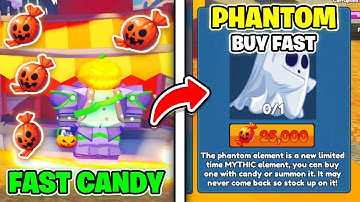 Fastest WAY TO GET CANDY IN HALLOWEEN EVENT In Elemental Dungeons...
