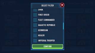 Assigning Mod Loadouts SWGOH