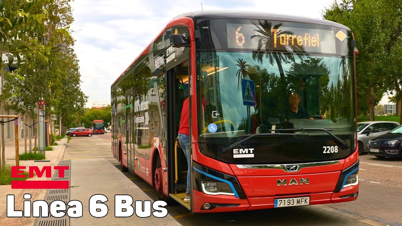 6 Автобус - Автобус Валенсия - Полное путешествие