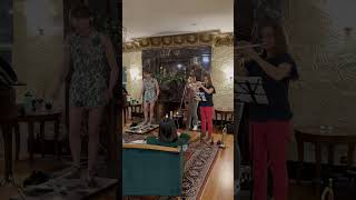 Percussionist/Tap Dancer Jamie Demeny performs Wii Shop channel theme in Chicago #shorts