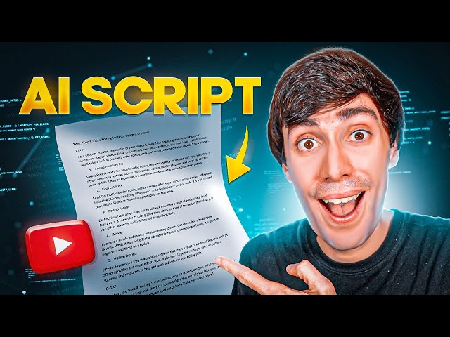 How to generate video scripts using an AI script generator - Animoto