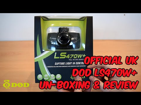 DOD LS470W+ DashCam UnBoxing & Review