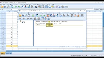 SPSSisFun: Computing a new variable (FinalGrade example)