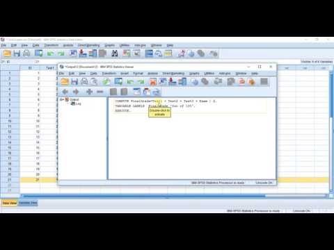 SPSSisFun: Computing a