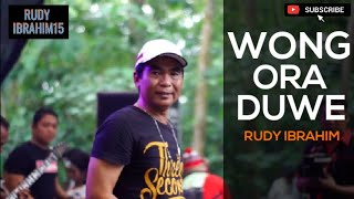 Rudi Ibrahim WONG ORA DUWE tampil ning panggung