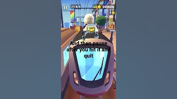 Thumbnail of How to do invisible glitch in subway surfers#glitch #gaming #fyp #subwaysurfers #