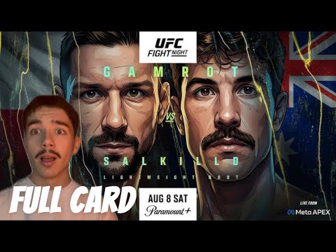 UFC Gamrot vs Salkilld Full Card Predictions & Breakdown 