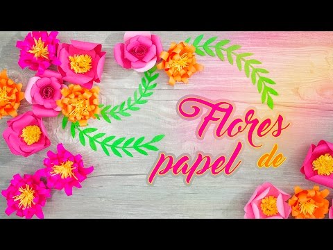 CRAFT: FLORES de PAPEL ✿