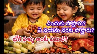 Bhogi pallu endhuku postharu#Sankranthi