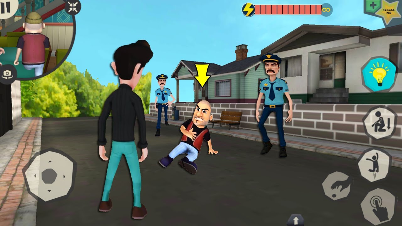 Scary Robber home clash 3D - troll scary robber so funny - Gameplay ...
