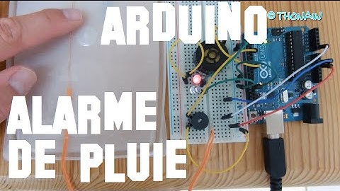 TRONIK AVENTUR 120 - ARDUINO ALARME PLUIE - DIY TUTORIEL