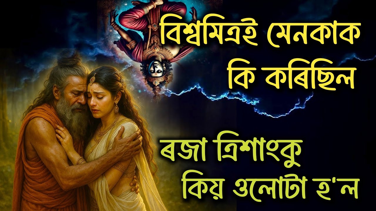 বিশ্বমিত্ৰই মেনকাক কি কৰিছিল | ৰজা ত্ৰিশাংকু কিয় ওলোটা হ'ল | Vishwamitra Menka #ramayan #mahabharat