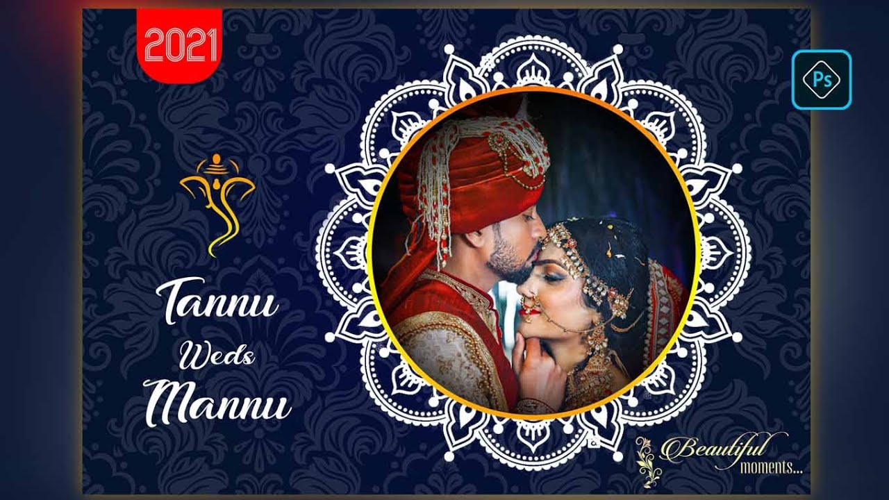 Wedding Album Cover Page design 2021, New wedding Album design, creativity maker tutorials