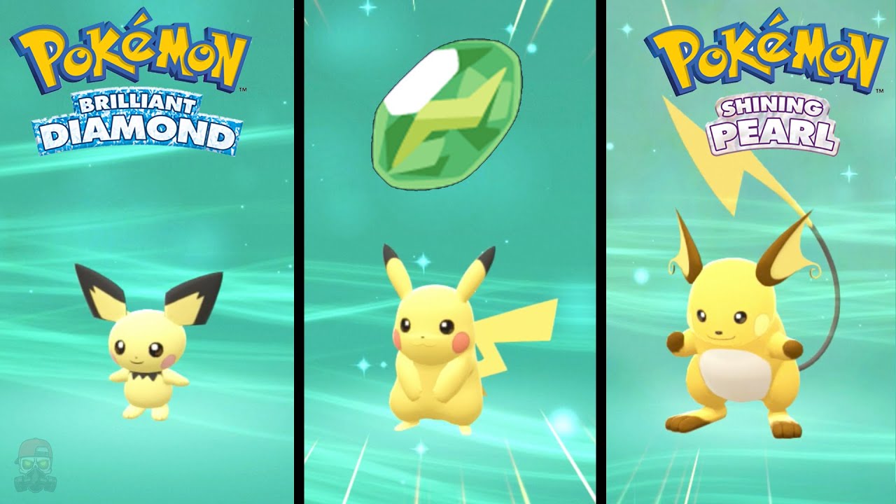 How To Find Pichu, Evolve Into Pikachu, Then Raichu In Pokemon Brilliant Diamond  Shining Pearl