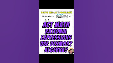 Can you solve this ACT math problem? Let me know.  #act #actmath #actprep #acttips #satmath