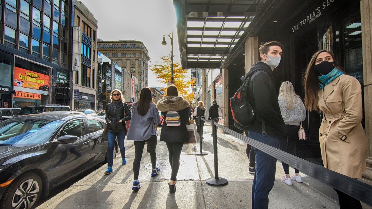 Downtown Montreal Walking Tour  Place Ville Marie, Dorchester Square, Sainte-Catherine and more!