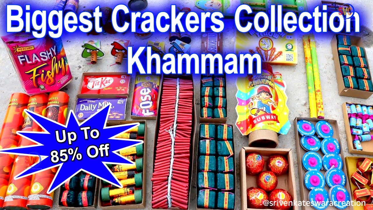 ఖమ్మం లో 4 రూపాయల నుండి Lakhs వరకు Crackers Wholesale Price | Biggest ...
