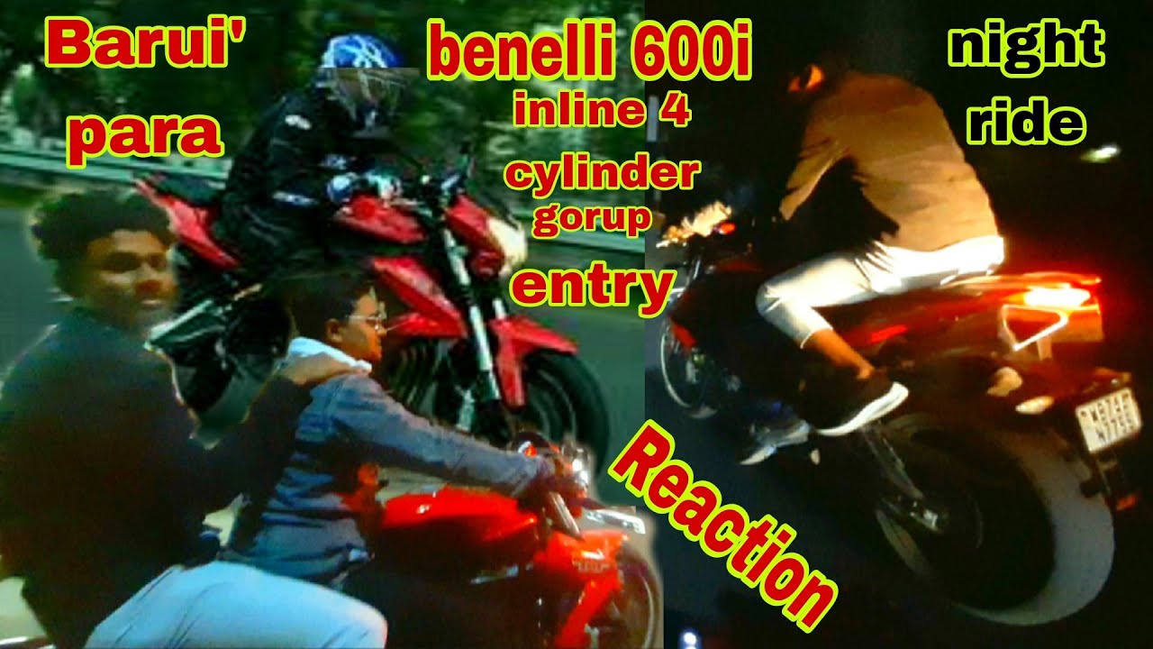Pulsar N160 Bike live Crash.🥵 [ Benelli 600i Bike entry ] baruipara group ride the night 