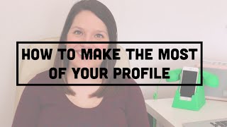 How to make the most of your profile | StarNow