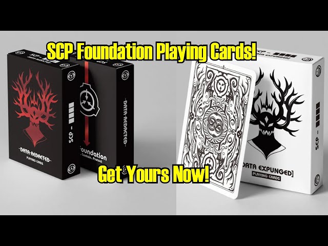 Scp Foundation Card Pack Game Collection, Collectible Card, Scp Files