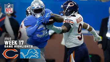 Chicago Bears vs. Detroit Lions | 2022 Week 17 Game Highlights