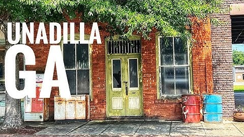 Unadilla:  Exploring the small disappearing south GA town of Unadilla Georgia 😳