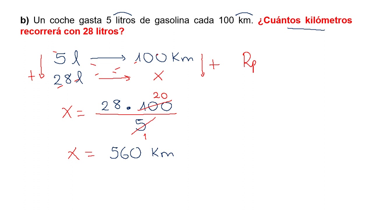 REGLA DE TRES SIMPLE