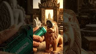 ANGKOR Lion Guardian Statue Sculpting Grinder