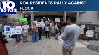 Roanoke residents rally against Flock camera surveillance program
