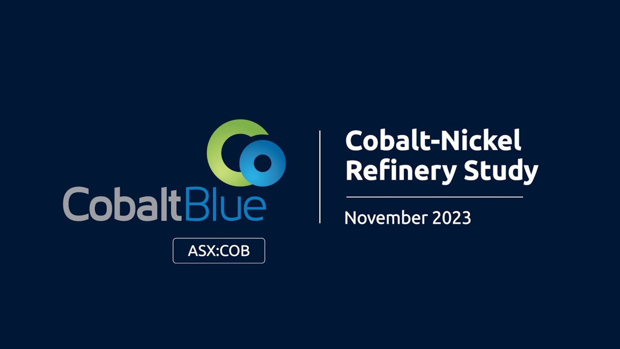 Cobalt Blue Cobalt Nickel Refinery Study update YouTube
