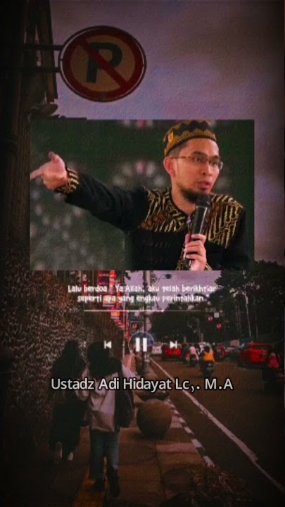 Story Wa Ceramah Ustadz Adi Hidayat 'Rasakan Bedanya Aura Mesjid' (Status Wa)