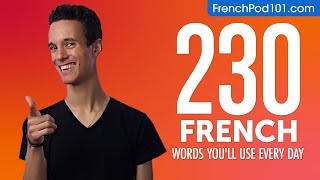 230 French Words You'll Use Every Day - Basic Vocabulary #63