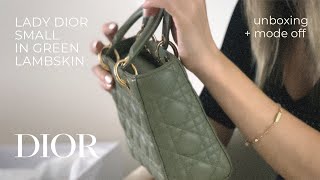 lady dior small | unboxing + mode off