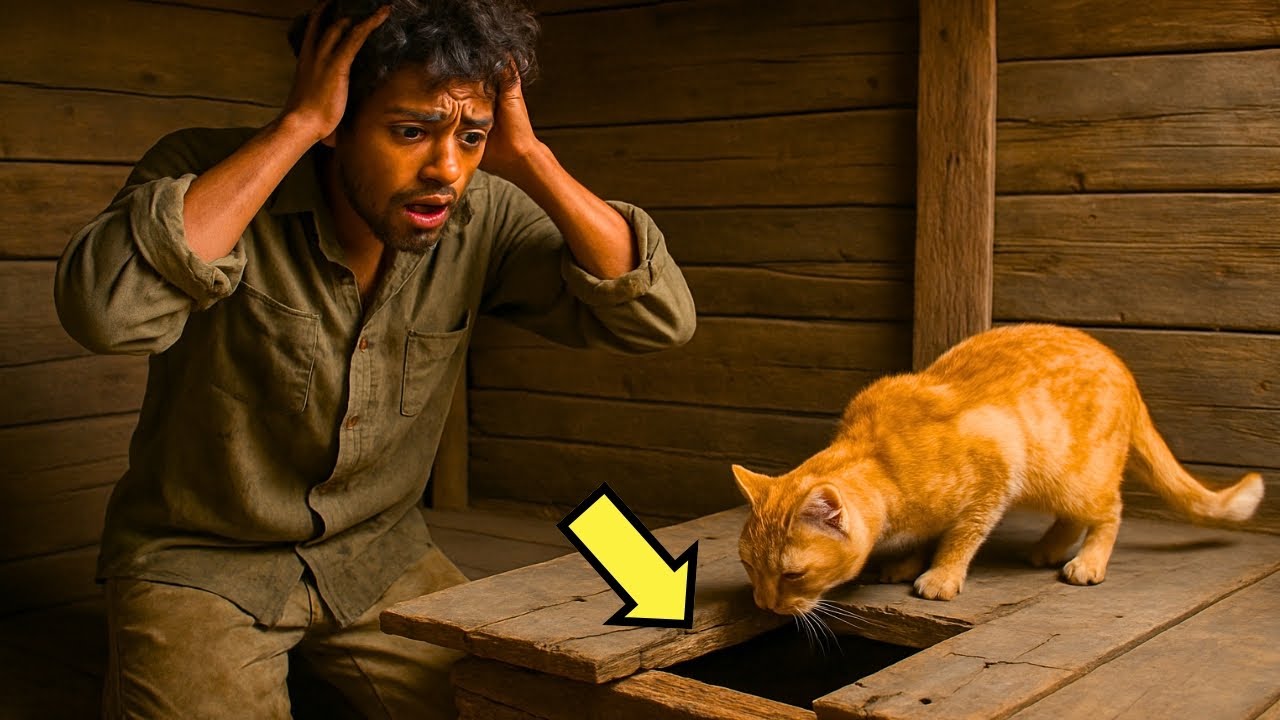 PADRES ECHAN AL HIJO POR UNA CABAÑA VIEJA… PERO EL GATO ENCUENTRA ALGO QUE CAMBIA SU VIDA