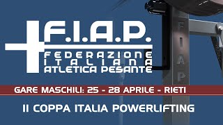 II Coppa Italia Powerlifting - Rieti 2024 - Uomini -66/-74 S