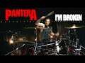 PANTERA - I&#39;M BROKEN - Drum Cover 4K