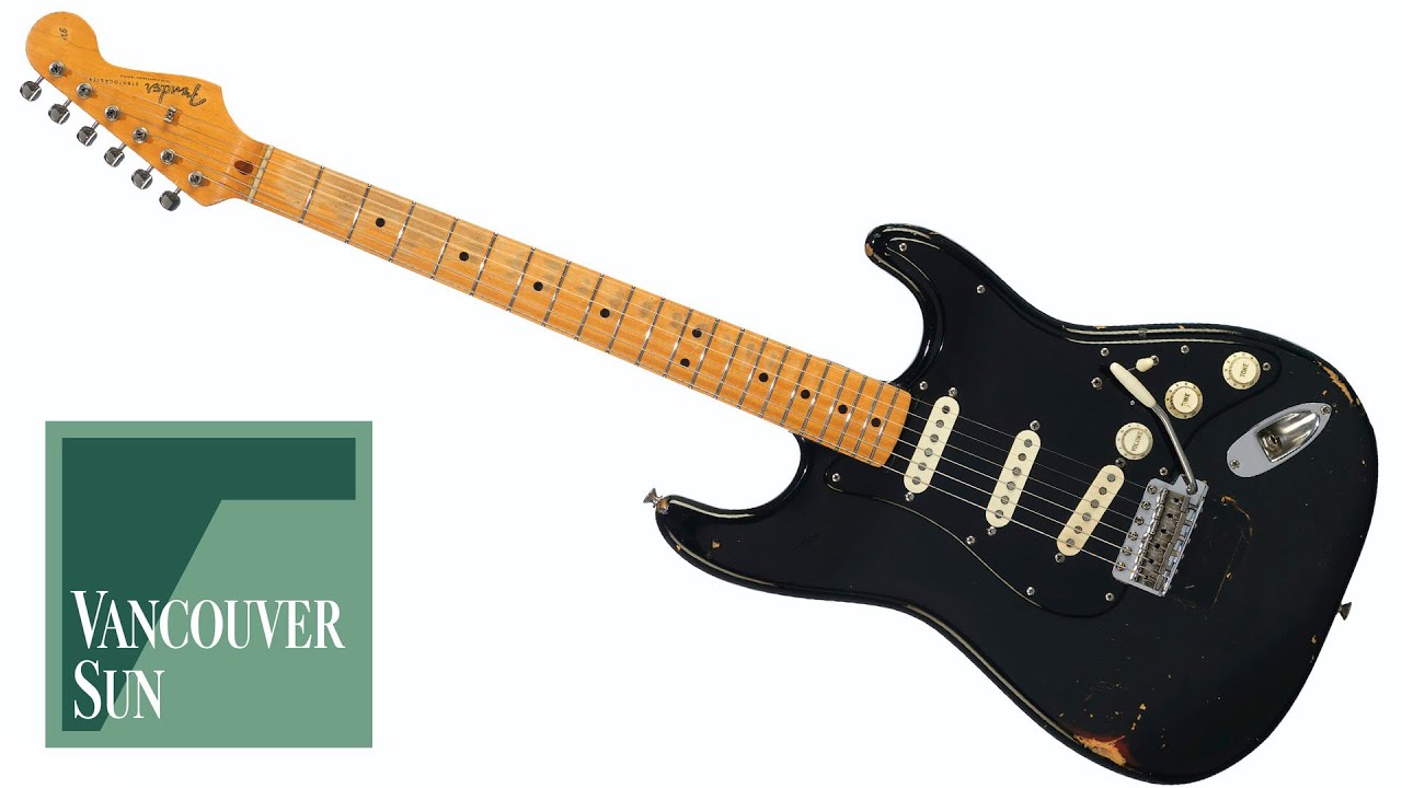 Pink Floyd musician David Gilmour auctions coveted black strat for 3