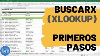 Nueva función BUSCARX o XLOOKUP en Excel - Qué pasará con BUSCARV