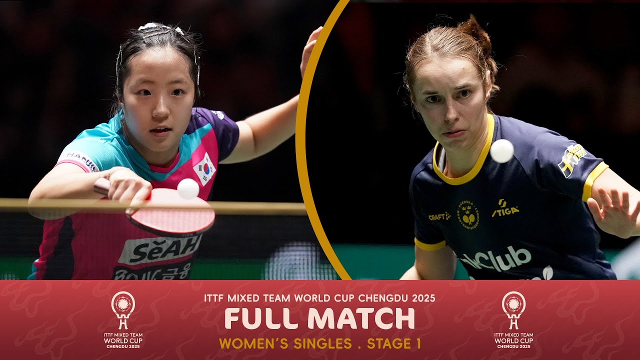 FULL MATCH | Shin Yubin vs Linda Bergstrom | ITTF Mixed Team World Cup 2025 (Stage 1)