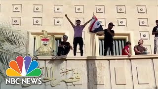 At Least 10 Dead In Baghdad After Followers Of Shia Cleric Storm Palace screenshot 2