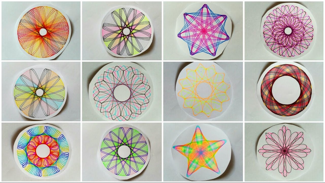 Spirograph Designs Compilation 2 YouTube