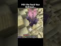 POV She Touch Your Girl #minecraft