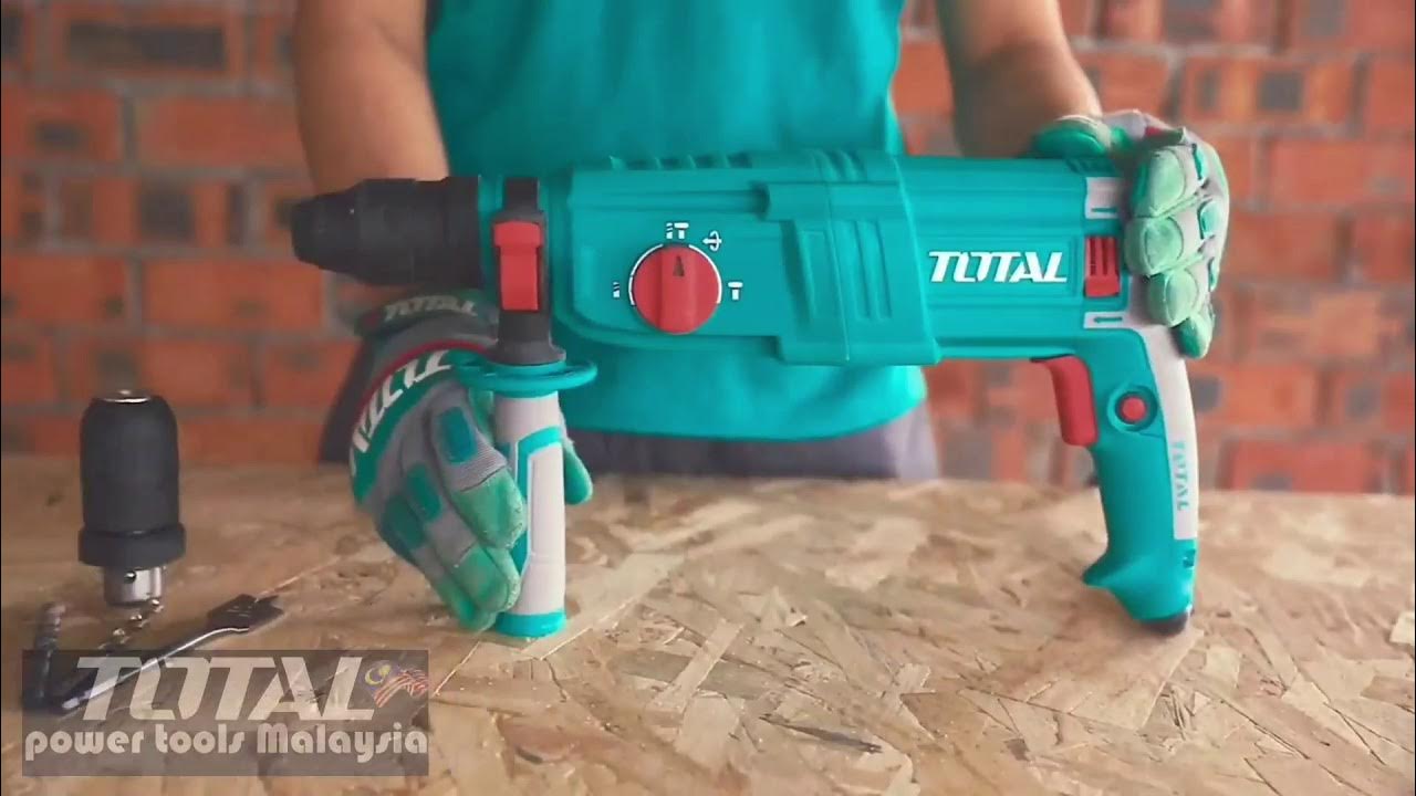 Total Tools Th3068 2 Rotary Hammer Drill 800w Youtube