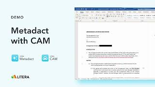 Demo: Enhancing Data Loss Prevention with Metadact and CAM