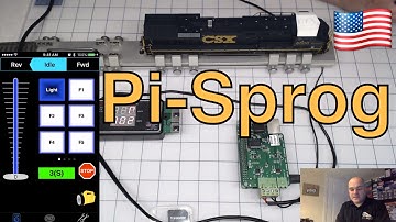 Model trains DCC Pi-Sprog One full system using WiThrottle JMRI smart phone