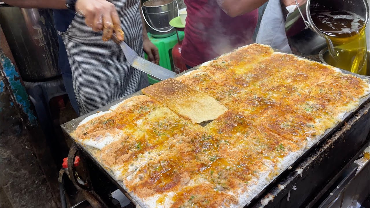 Classic Ghee Onion Uttapam of Chennai | Indian Street Food