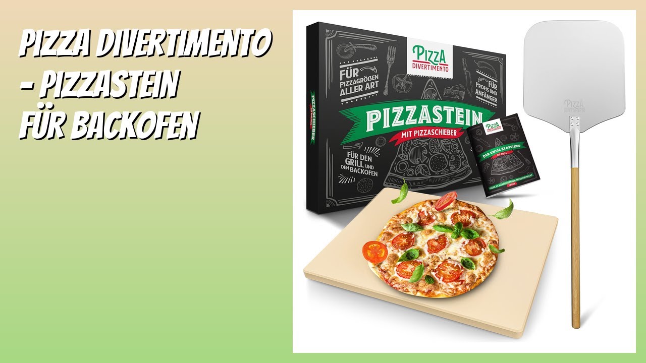 BEWERTUNG (2026): Pizza Divertimento - Pizzastein für Backofen. Infos