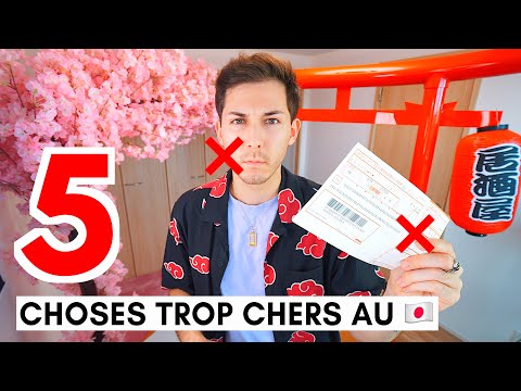 5 choses beaucoup trop chères au Japon 🇯🇵 par rapport à en France 🇫🇷