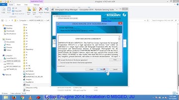 Erdas Imagine 2014 Installation