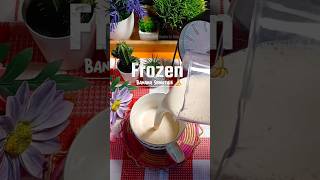 Frozen Banana Smoothie 🍌 #youtubeshorts #youtube #viral #recipe #cooking #viralvideos #fyp